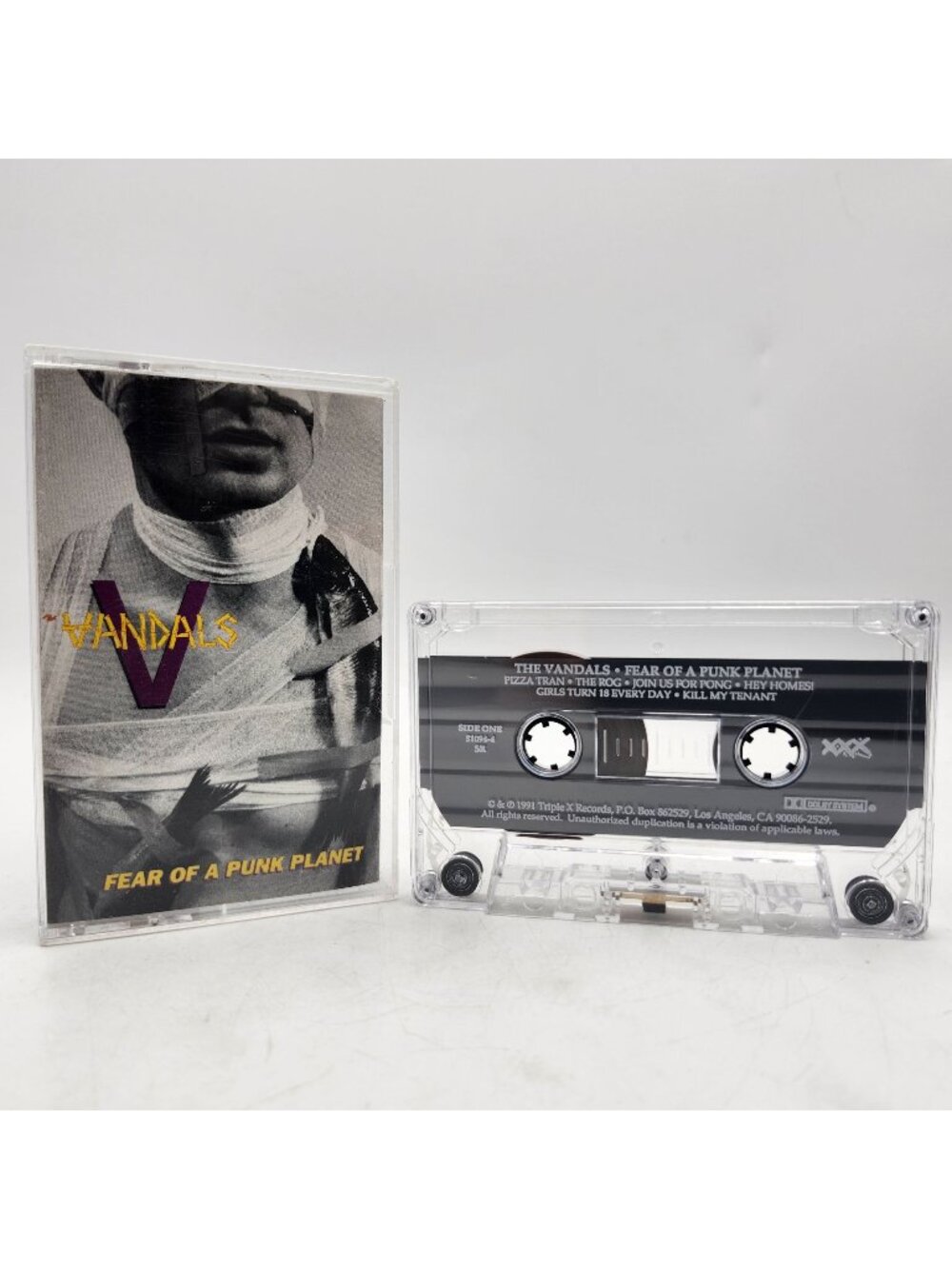 The Vandals Fear Of A Punk Planet Cassette 1990 Triple X Records 51094-4